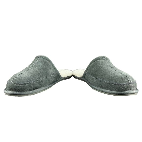 Koolaburra by UGG Men's Grey Sting Suede Fur Slippers Size 10 - Picture 8 of 10